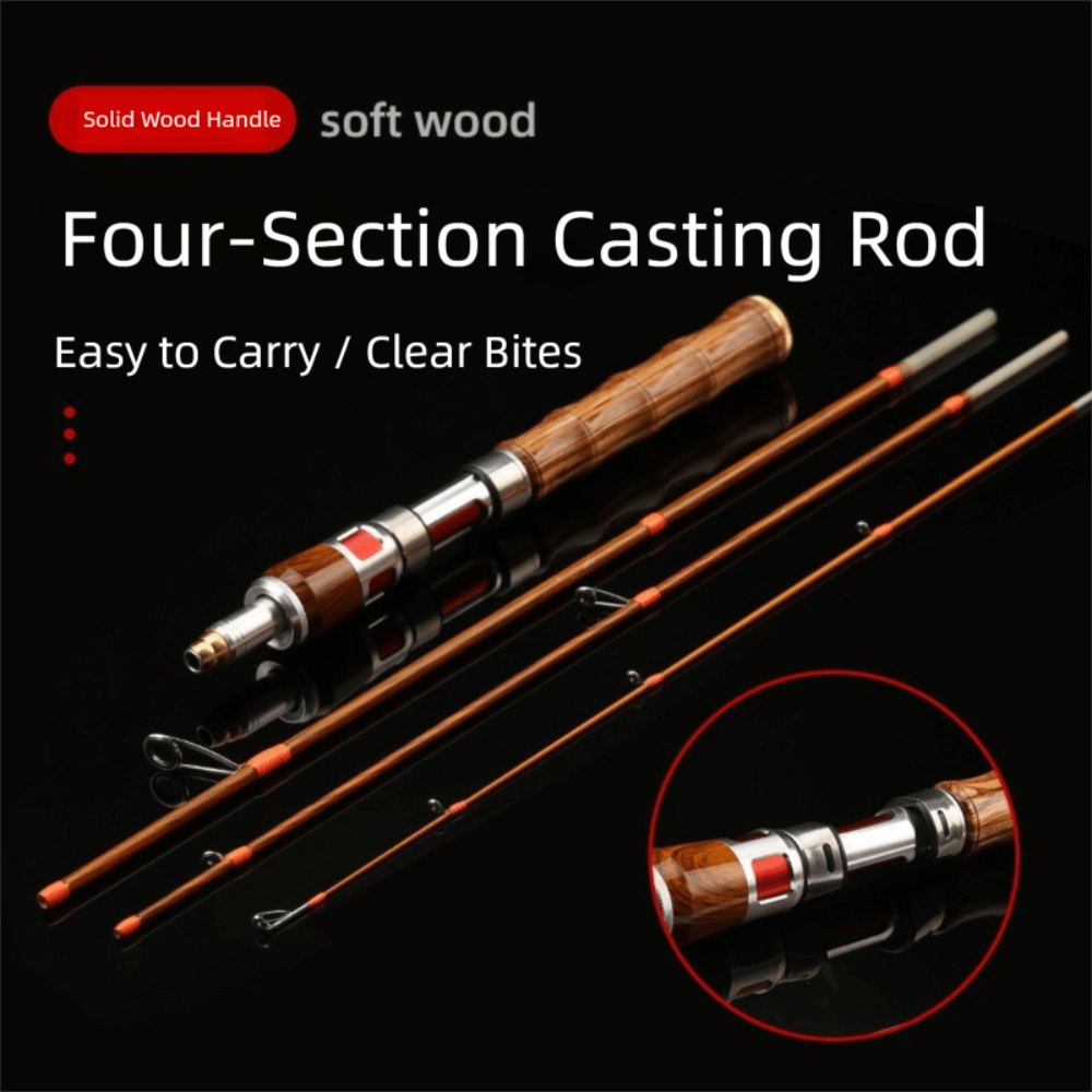 Fishing Rod Spinning - 4-delige draaiende hengel Spinning UL Power