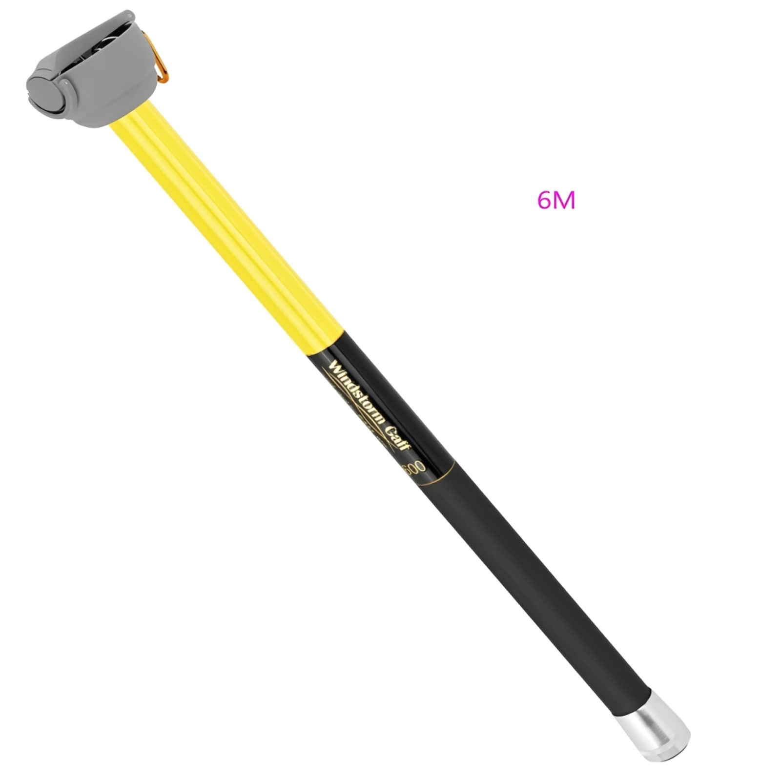 Fishing Rod Carbon Fiber - SANLIKE 6M Telescopische Inktvis Hengel Roestvrij