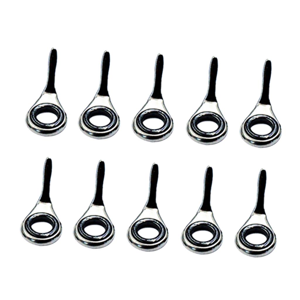 Fishing Rod Casting - Set van 10 telescopische hengelgeleiders Vislijngeleiders