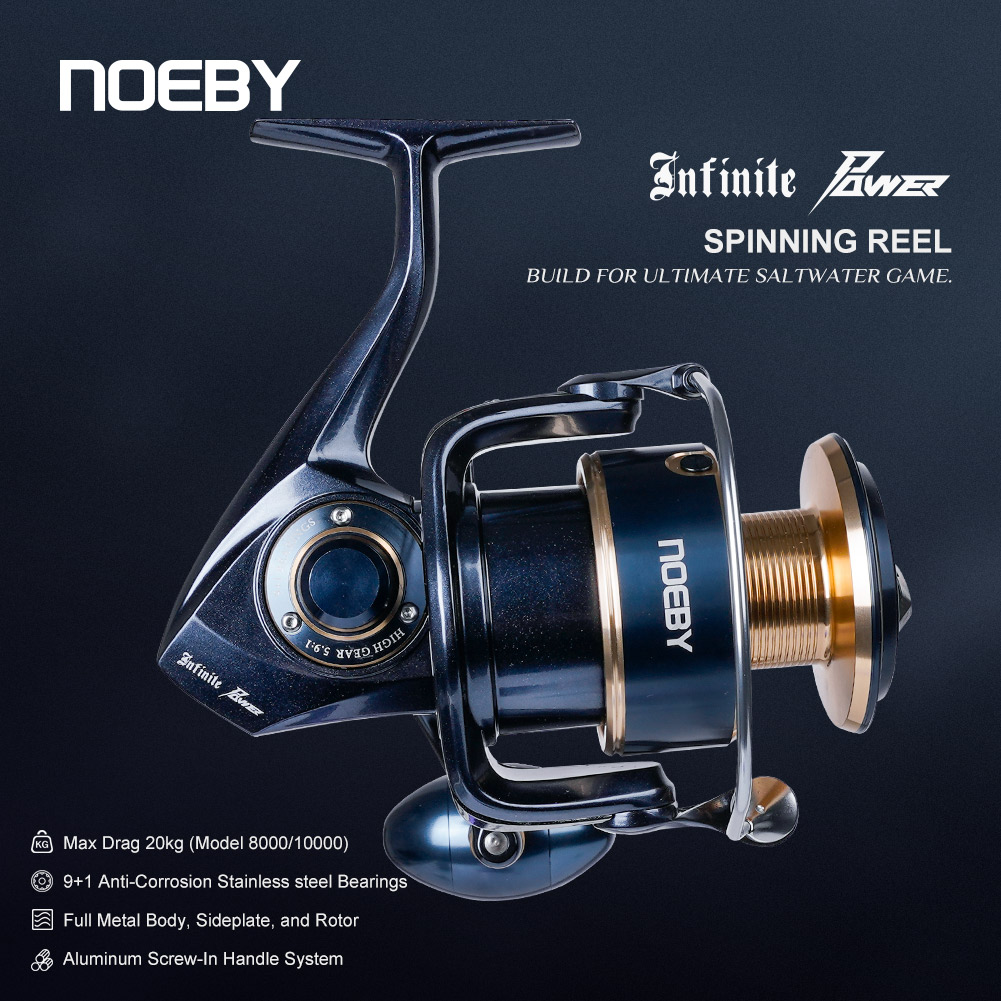 Noeby Infinite Power Spinhenge - Daiwa Reel Fuego recensie en prijs
