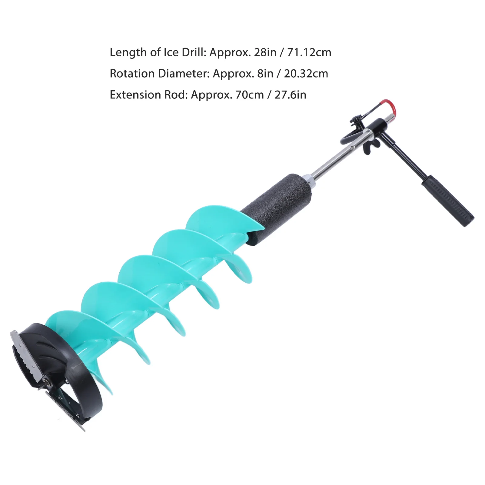 Elektrische ijsboorset, 8 inch - Fishing Rod Ice recensie en prijs