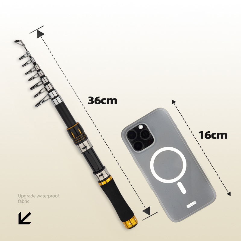 Hengel van koolstofvezel, 2,1  - Fishing Rod Carbon Fiber recensie en prijs