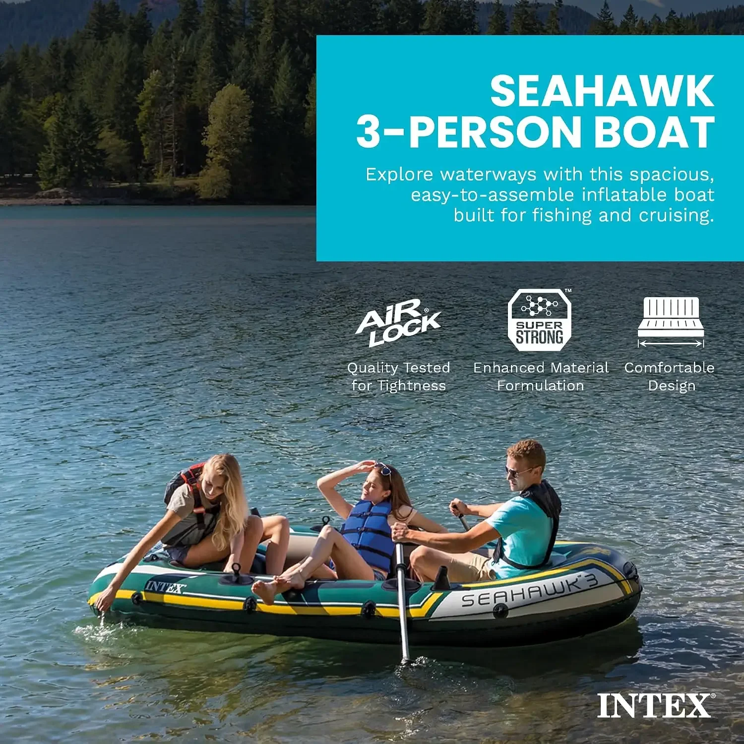 INTEX 66332EP Seahawk 2 opblaa - Fishing Rod Holder recensie en prijs