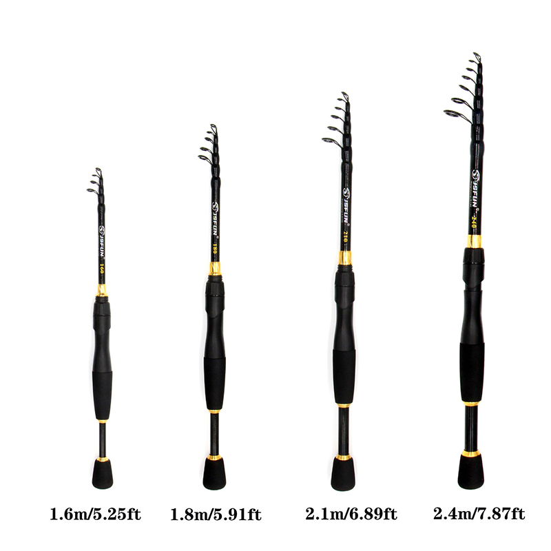 JSFUN Telescopische Hengel Ult - Fishing Rod Carbon Fiber recensie en prijs