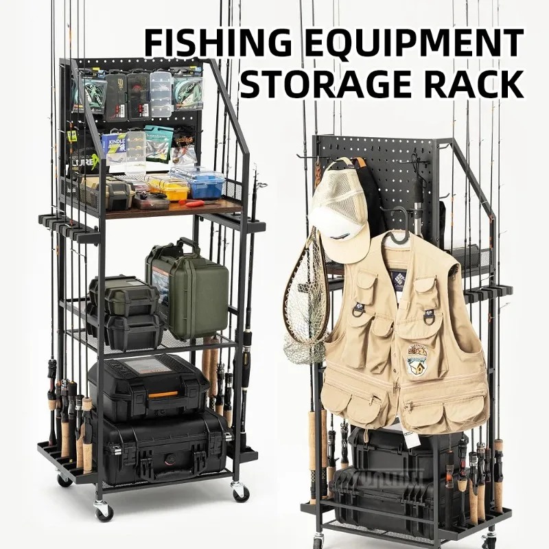 Opbergrek voor visgerei, houde - Fishing Rod Combo recensie en prijs