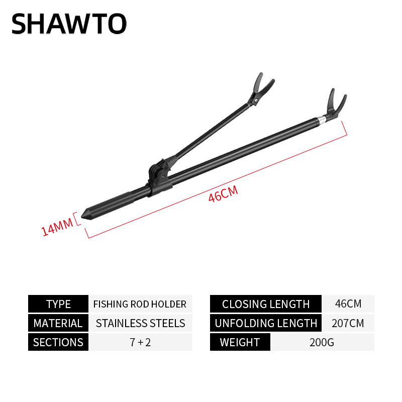 Shawto Aluminiumlegering Unive - Fishing Rod Rack recensie en prijs